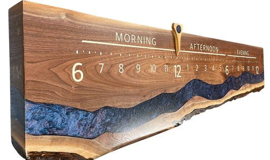 Rigel: 5-foot Walnut / Resin river