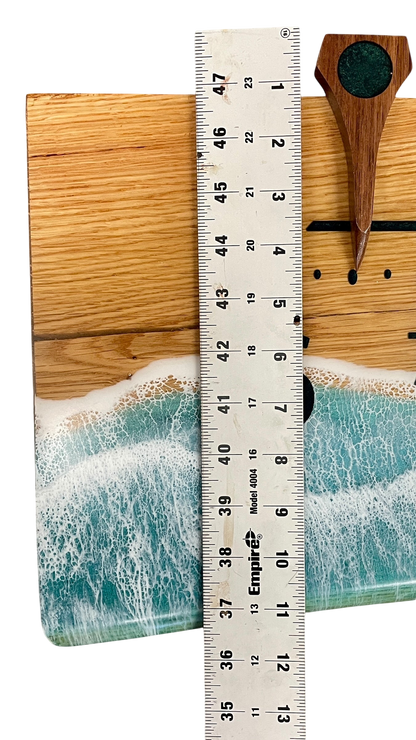 Tonga: 5-foot Red Oak Ocean clock
