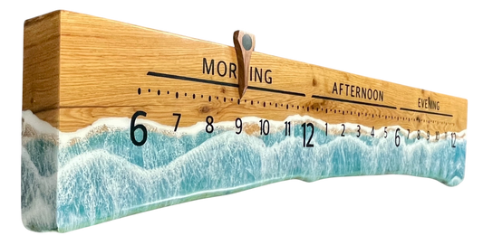 Tonga: 5-foot Red Oak Ocean clock