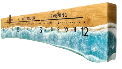 Tonga: 5-foot Red Oak Ocean clock