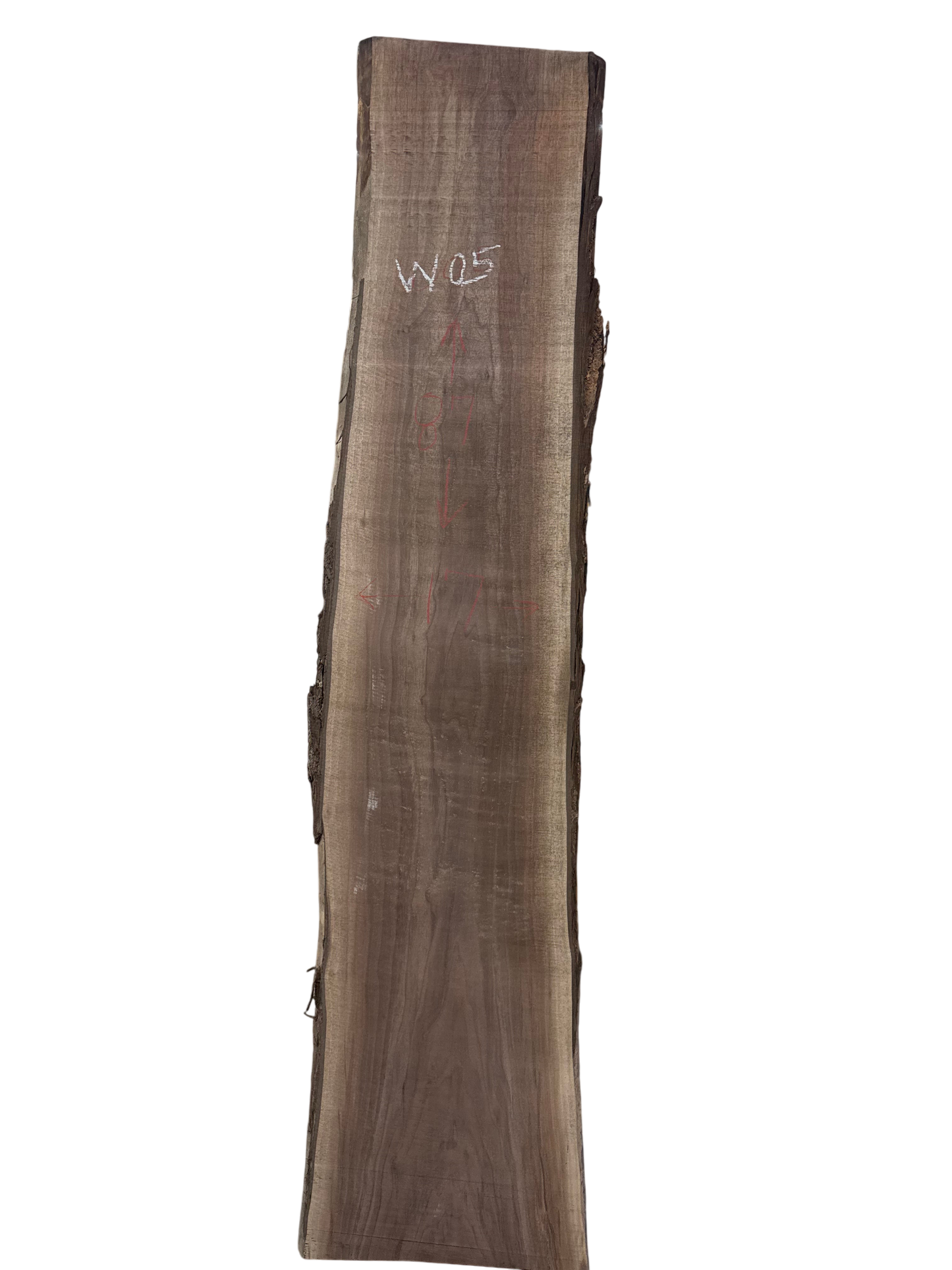 Michele: 5-foot live edge walnut / mountains