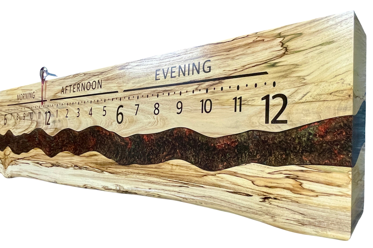 Theodore: 5-foot spalted hackberry / surface river
