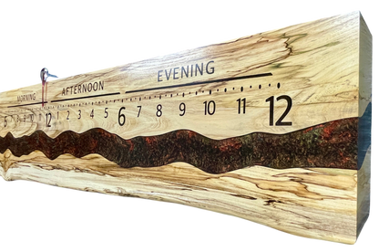 Theodore: 5-foot spalted hackberry / surface river