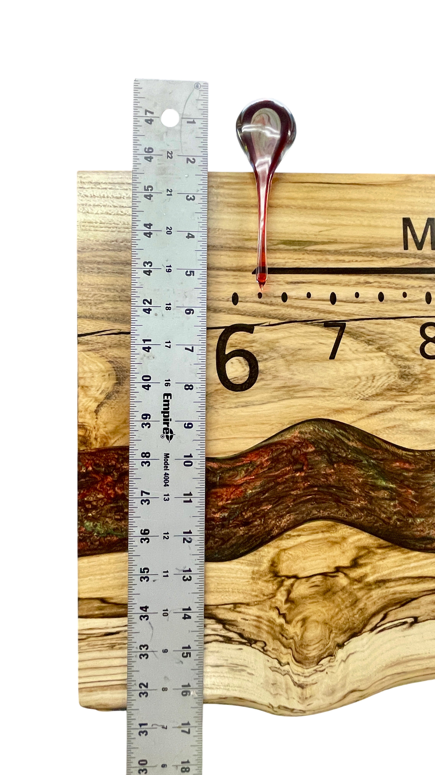 Theodore: 5-foot spalted hackberry / surface river