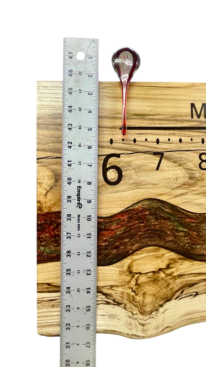 Theodore: 5-foot spalted hackberry / surface river