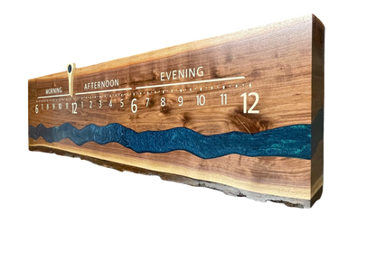 Rayan: 5 foot Walnut surface river