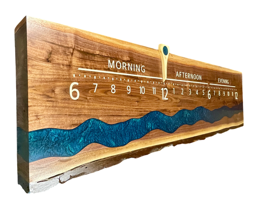 Rayan: 5 foot Walnut surface river