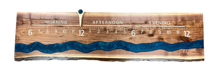 Rayan: 5 foot Walnut surface river