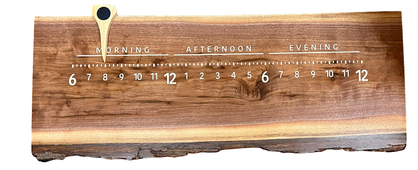 Reggie: 3 foot Walnut live edge with bark