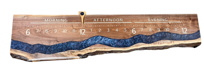 Rigel: 5-foot Walnut / Resin river