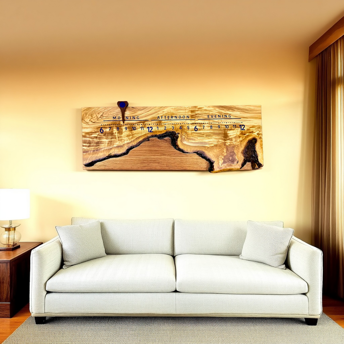 Sergio: Olivewood / live edge 3-foot-1135
