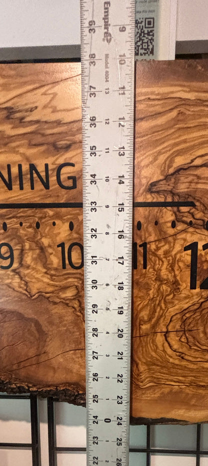 Sergio: 5-foot Olivewood / live edge-1072-1088