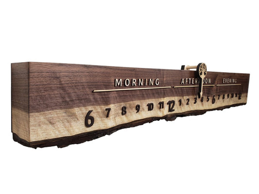 Sesame:3 - foot Walnut/Maple - Linear Clockworks