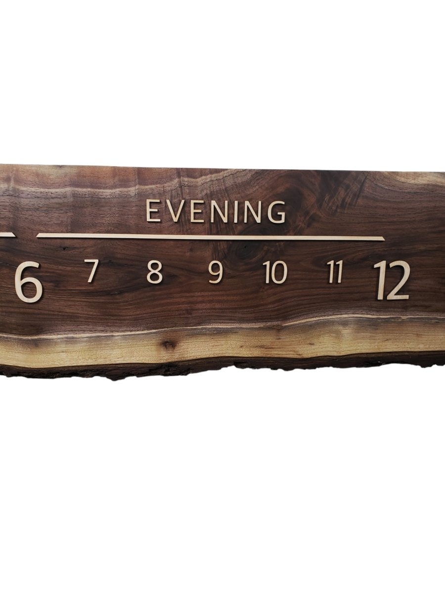 Smoky:5 - ft Walnut/Maple - Linear Clockworks