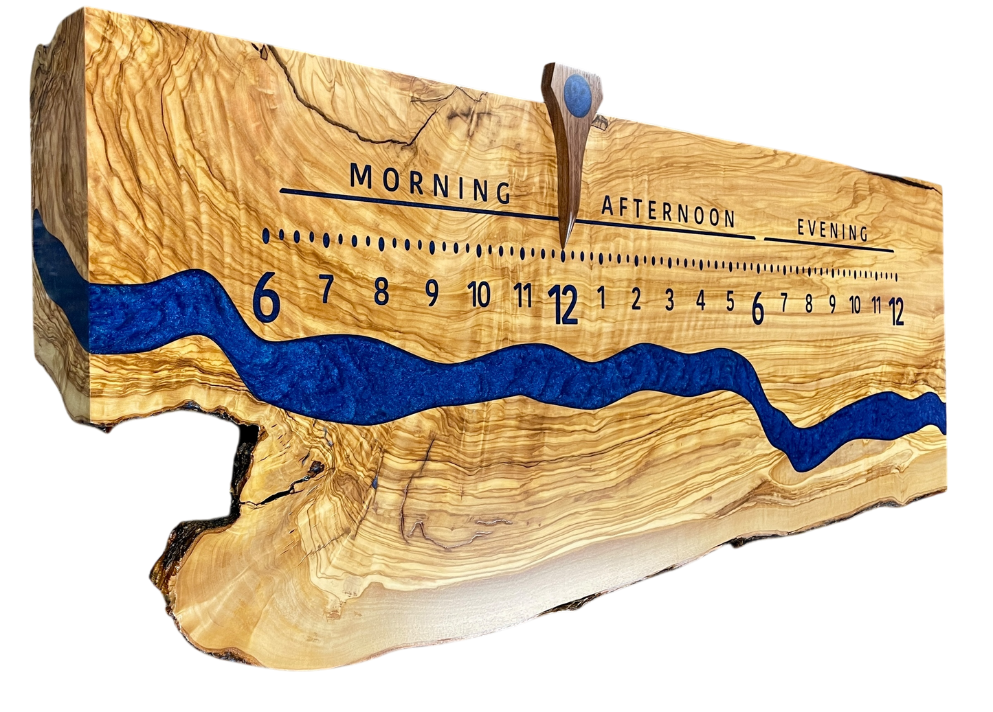 Sophia: 3-foot Olivewood / Surface river