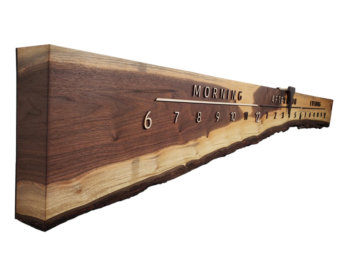 Spotty:7 - ft Walnut/Maple - Linear Clockworks