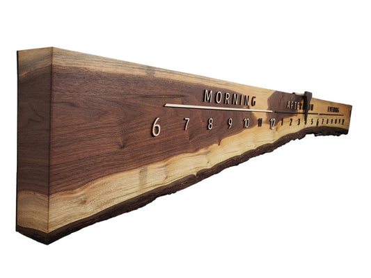 Spotty:7 - ft Walnut/Maple - Linear Clockworks