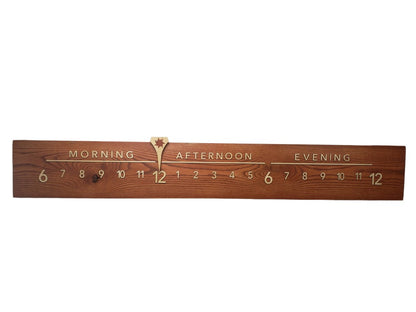 Sunrise:7 - foot Oak/Maple - Linear Clockworks