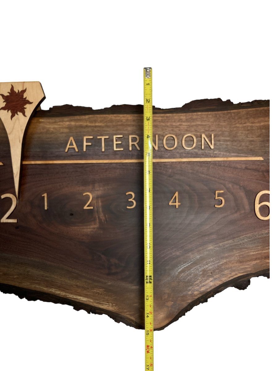 Valor: 5 - foot Walnut/Maple - Linear Clockworks