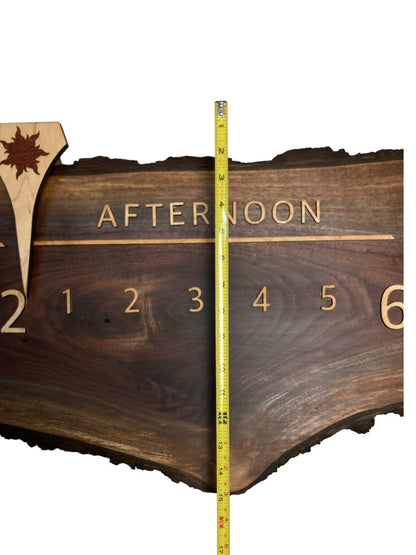 Valor: 5 - foot Walnut/Maple - Linear Clockworks