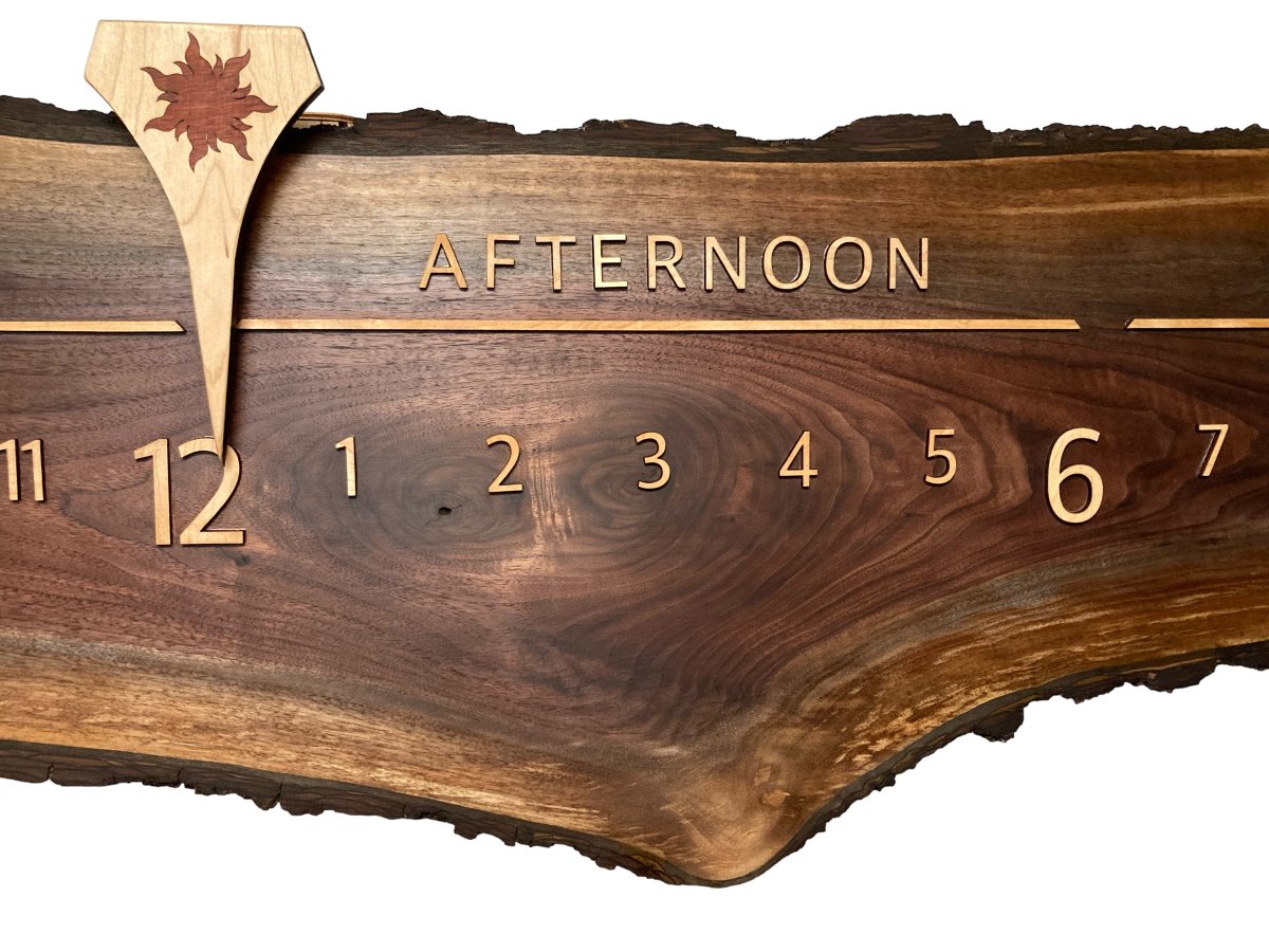 Valor: 5 - foot Walnut/Maple - Linear Clockworks