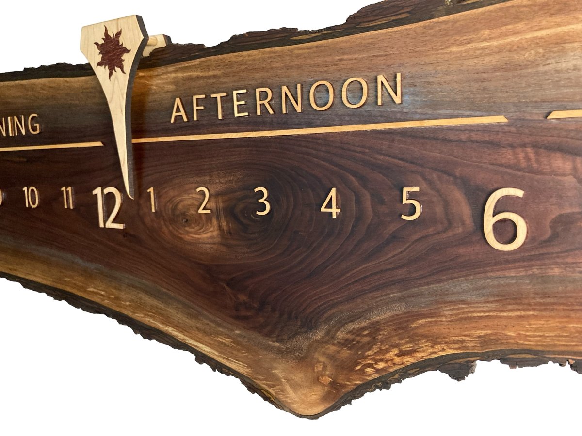 Valor: 5 - foot Walnut/Maple - Linear Clockworks