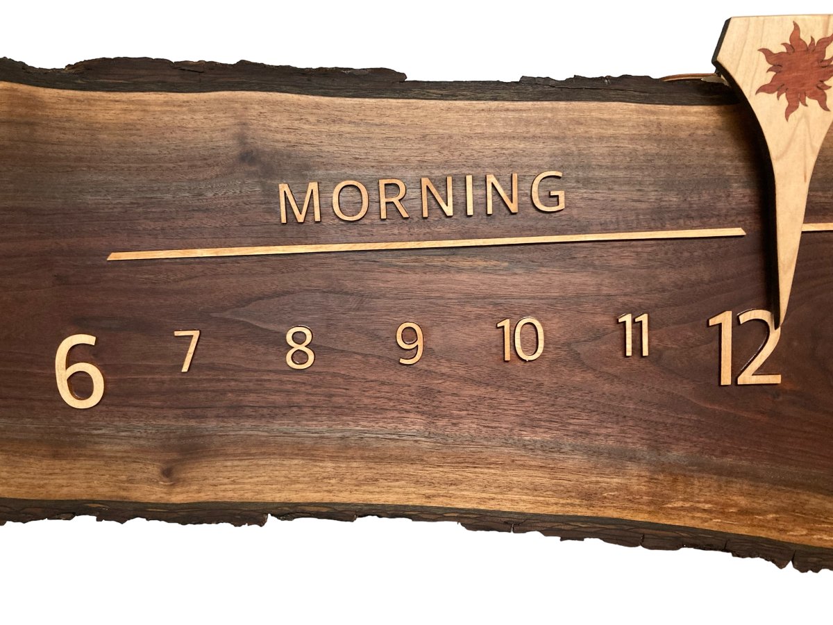 Valor: 5 - foot Walnut/Maple - Linear Clockworks