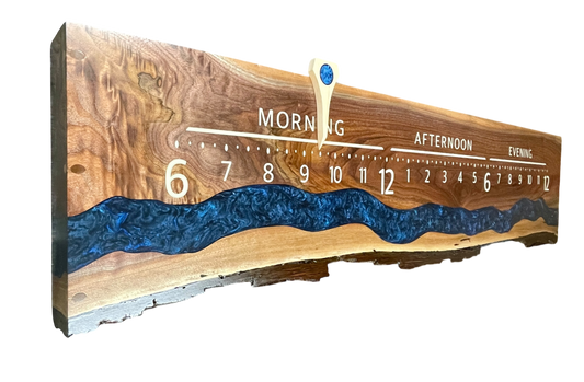 Yav: 5 foot Walnut live edge Surface river
