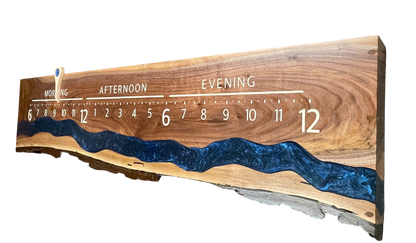 Yav: 5 foot Walnut live edge Surface river