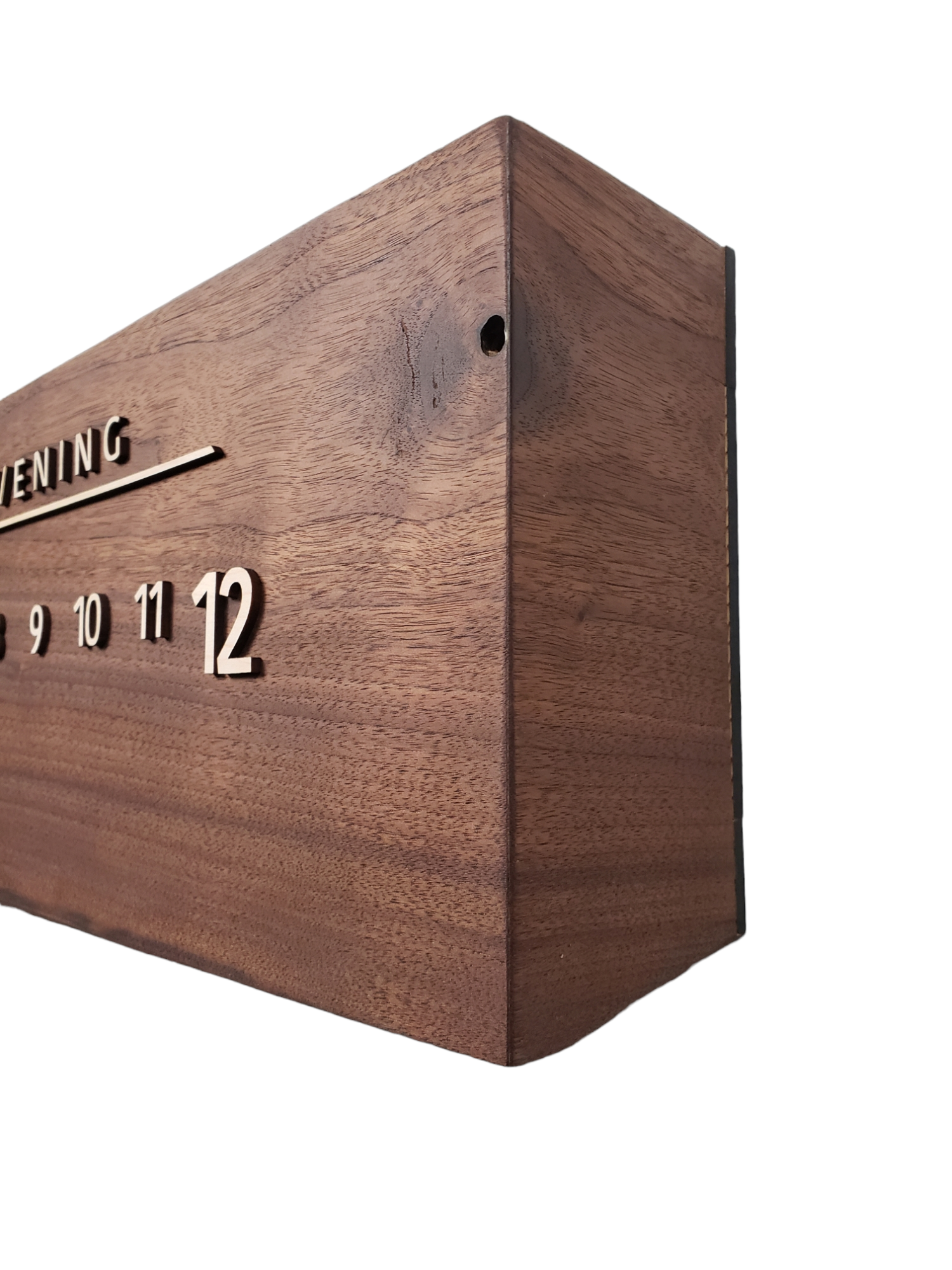 Gabriel:3-foot Walnut/Maple - Linear Clockworks