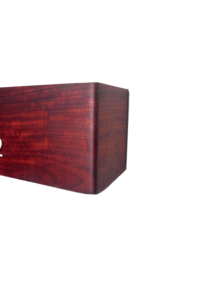 Ross: 7-foot Padauk / Maple - Linear Clockworks