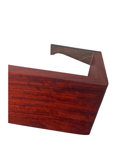 Ross: 7-foot Padauk / Maple - Linear Clockworks