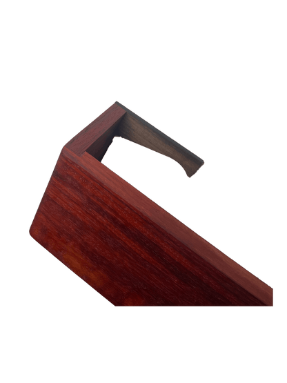 Ross: 7-foot Padauk / Maple - Linear Clockworks